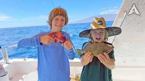 Boys' First Deep Sea Fishing Trip | Ocean Catch and Cook With a Master Chef