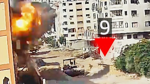 Al-Qassam Ambushes jEEWs Into a Building and Blows Them Up