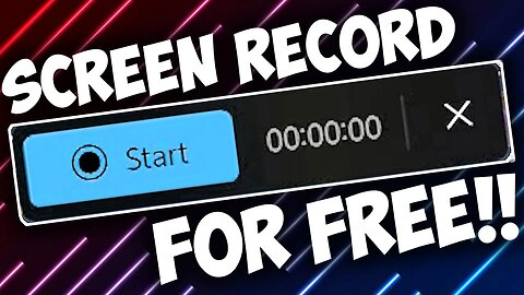 How To Screen Record for FREE (completely legal)