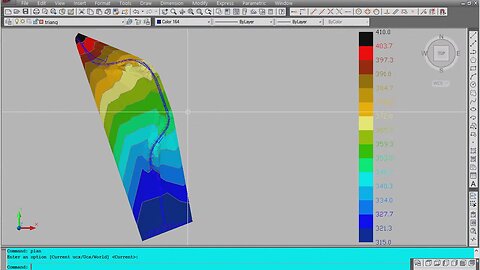 Topography in AutoCAD, triangulation, isolines, volume, sections