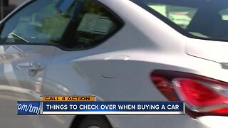 Call 4 Action: Things to know when buying a car