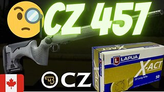 CZ 457 - Lapua X-ACT AMMO test