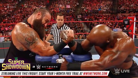 Braun Strowman vs. Bobby Lashley - Arm Wrestling Match: Raw, June 3, 2019