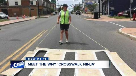 'Crosswalk Ninja' helping WNY one crosswalk at a time