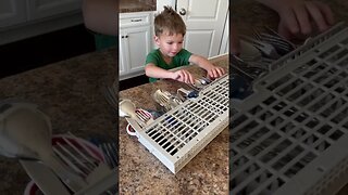 He Emptied the Entire Dishwasher!