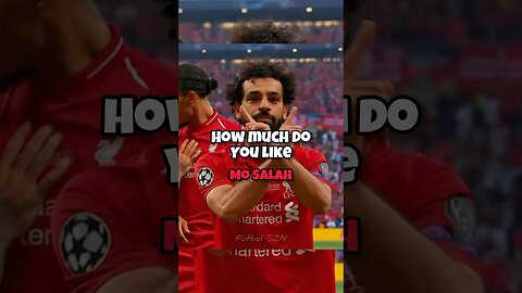 How much do you like Mo Salah 🐐🇪🇬 #shorts #mosalah #trendingshorts #liverpool