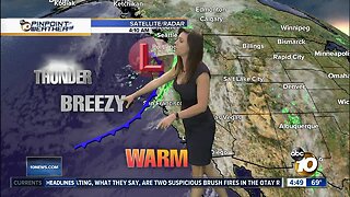 10News Pinpoint Weather with Meteorologist Megan Parry