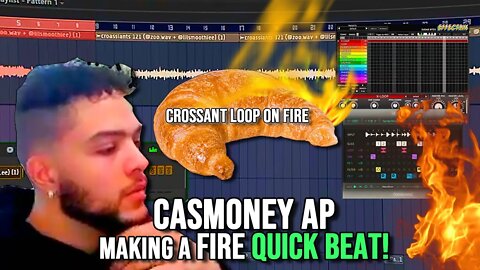 CashmoneyAp Making a Superhard Beat 😮‍💨🔥 w 2 Different 808s 🔥