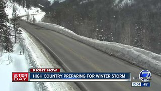 High country preparing for winter storm