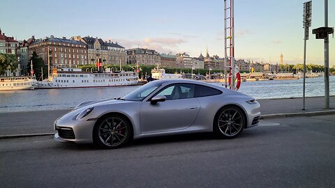 [8k] Porsche 992 Carrera S at a nice location in Stockholm Sweden in super resolution