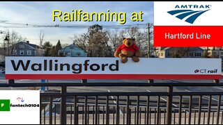 Railfanning at Wallingford Station on the Amtrak & CT Rail Hartford Line