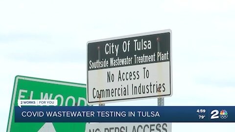 COVID wastewater testing in Tulsa