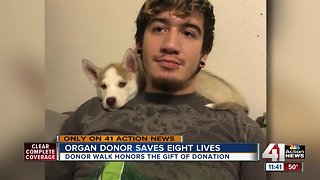 Emotional farewell for 22-year-old organ donor