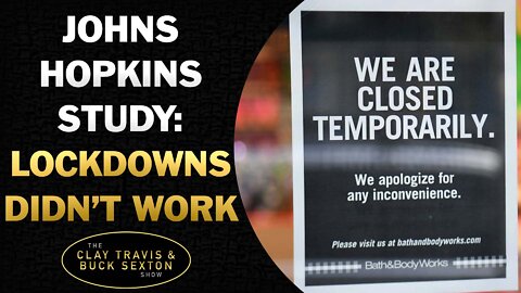 Johns Hopkins Study: Lockdowns Didn't Work