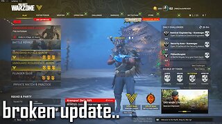 warzone winter update..(it's broken)