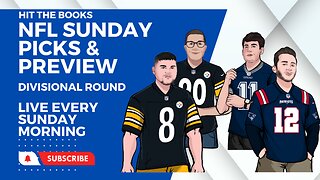 NFL Sunday Picks & Preview - Divisional Round - Hit The Book Podcast - LIVE