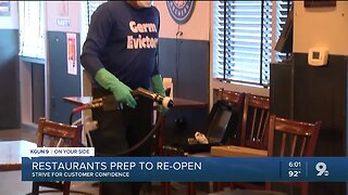 Restaurants prep to re-open