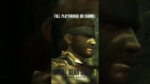 THE FEAR | Metal Gear Solid 3: Snake Eater #metalgearsolid3 #mgs3 #metalgear #snakeeater