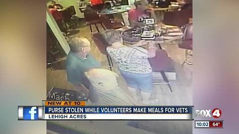 Cameras catch crooks steal a purse at the American Legion Post in Lehigh Acres
