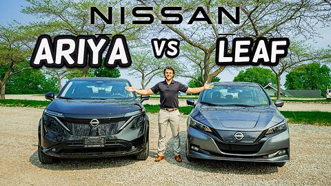 2023 Nissan Ariya vs 2023 Nissan Leaf Which One Should You Buy? EV SHOWDOWN!