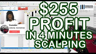 $255 Quick Profit In 4 Minutes Scalping using System A #FOREXLIVE #XAUUSD