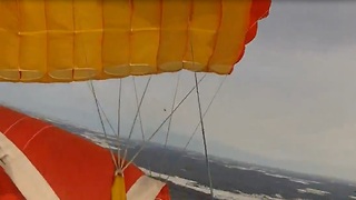 Skydiver survives terrifying low cutaway and tree landing