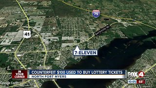 Man uses counterfeit bill to purchase lottery tickets in North Fort Myers