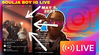 SOULJA BOY IG LIVE: Big Draco Takes Photos With His Fan Right Before Performing (05/06/23)