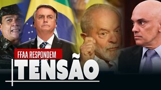 Tensão - Forças Armadas respondem TSE / Datafolha desanima PT / Bolsonaro perde quase todo tempo TV