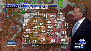 Warm across Colorado through Thursday, but another storm this weekend for Mother's Day