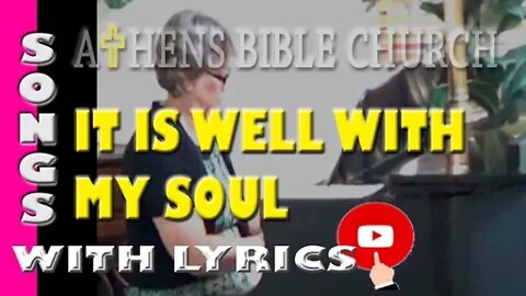 IT IS WELL WITH MY SOUL | Lyrics and Live Bible Church Hymn Singing | Worship Songs