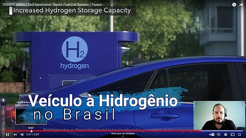 Toyota Mirai e primeiro abastecimento à hidrogênio com base no Etanol