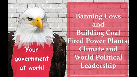 Banning Cows and Building Coal Fired Power Plants Climate and World Political Leadership