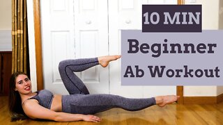 10 minute beginner ab workout (no equipment) | Selah Myers
