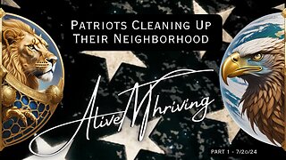 Patriots Cleaning Up Their Neighborhood In FL PT. 1