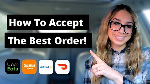 How To Accept The Best Orders! | DoorDash, Uber Eats, GrubHub, Walmart Spark Driver Ride Along