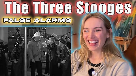 The Three Stooges-False Alarms!! Russian Girl First Time Watching!!