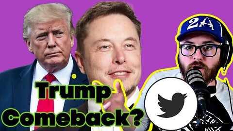 Elon Musk Says He Will UNBAN Donald Trump | Twitter Meltdown | #MAGA #Trump