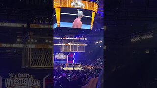 Wwe Madison Square Garden Cody Rhodes talks to the crowd