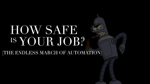 How secure is your job? [the automation menace]