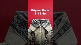 Origami Dollar Bill Shirt 👔 - Shorts Ideas 💡