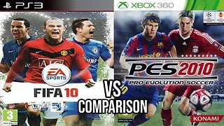 FIFA 10 PS3 Vs PES 2010 Xbox 360