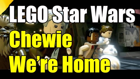 LEGO Star Wars The Force Awakens Chewie Were Home Achievement Trophy