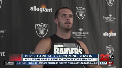 Derek Carr discusses upcoming season
