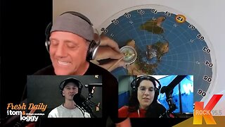 [K rock Geelong] K rock 95.5 | Tom & Loggy Chat to Flat Earth Dave (full screen) [Jun 3, 2021]