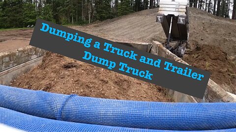 This Is How You Dump A Truck And Trailer Dump Truck. Trucking and Construction .