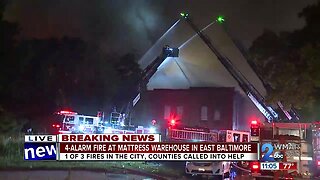 Baltimore Fire crews battling three separate fires in city