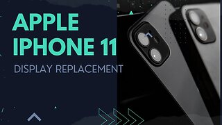 Apple Iphone 11, screen display, replacement, repair video