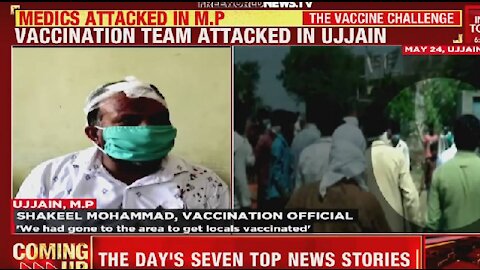 COVID Vaccine Workers Attacked By Indian Villagers