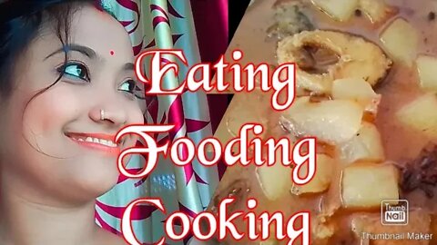 চাল কুমড়ো দিয়ে রুই মাছের ঝোল।। cooking।।fooding